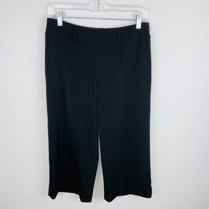 WHBM White House Black Market Crop Capri Wide Leg Pants 4